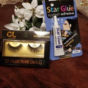 3D Faux Mink Lashes with Lash Glue included